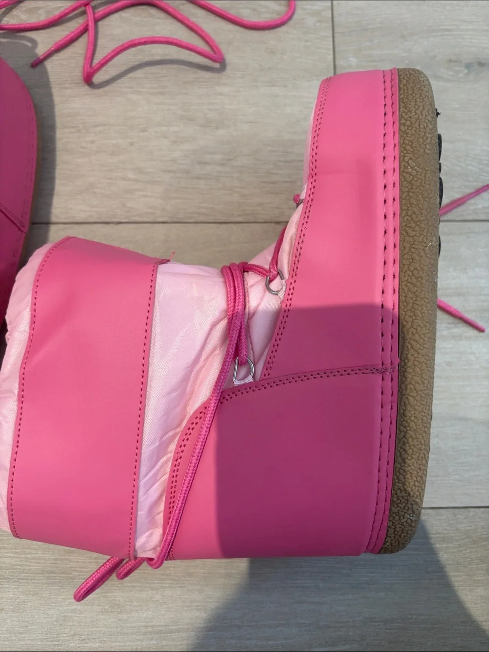 Pink Insulated Winter Boots